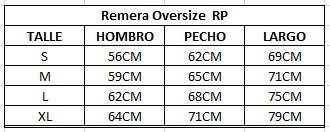 Remera Oversize RP